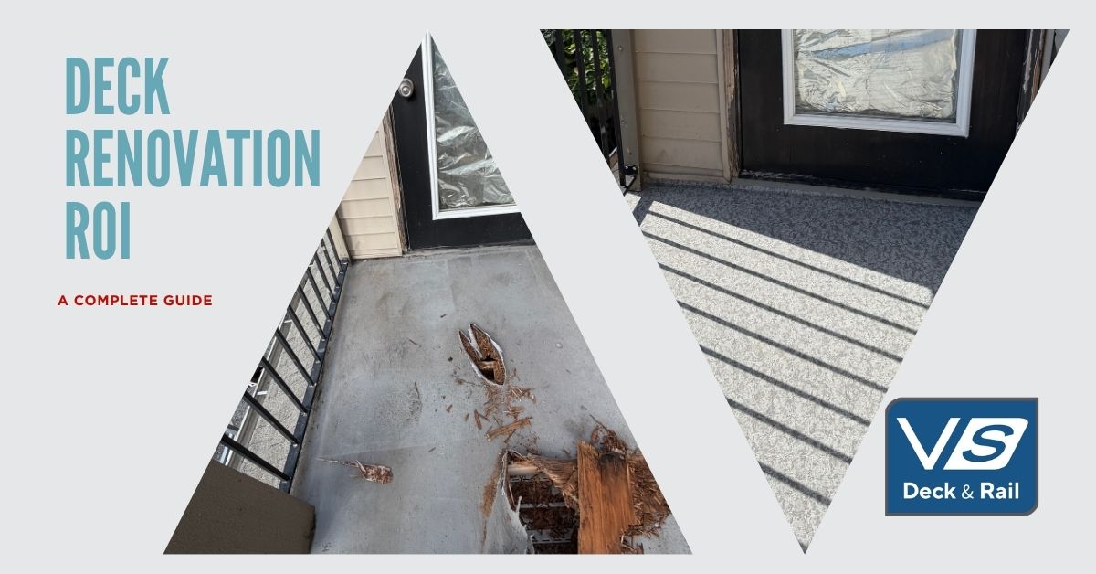 a deck before and after